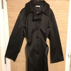 Dress barn Black coat(trench) size 18/20